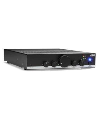 Amplificatore public address 80 watt - 70/100 volt e 4 ohm. 1 ingresso line + 1 ingresso mic/line