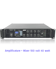 MP-60P PA Amplificatore mix PA con lettore audio, telecomando IR e Bluetooth