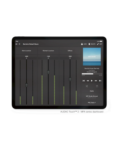 MFA216 amplificatore con moduli multimediali applicabili per streaming o internet radio